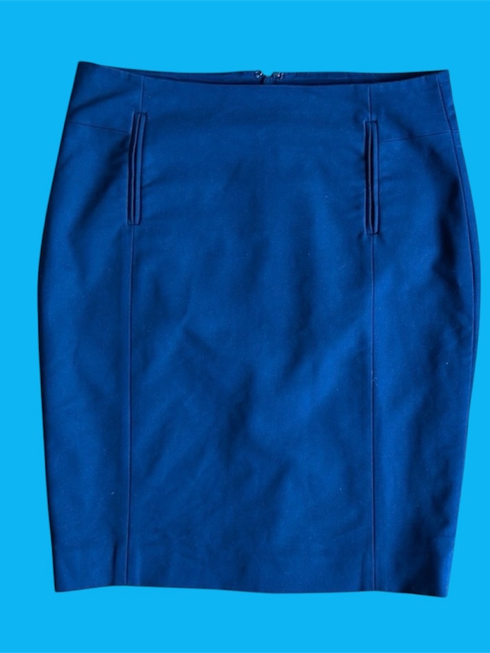 🇨🇦 (Stretch Lining) Navy Pencil Skirt